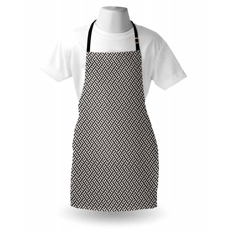 Interlacing Stripes Maze Apron