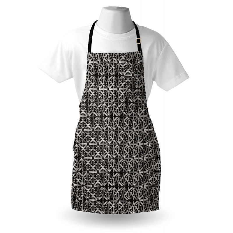 Hexagons Squares and Stars Apron