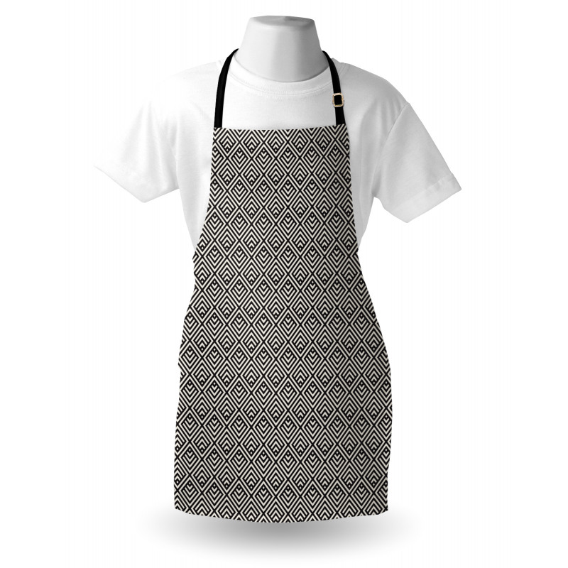 Stripes Diagonal Squares Apron