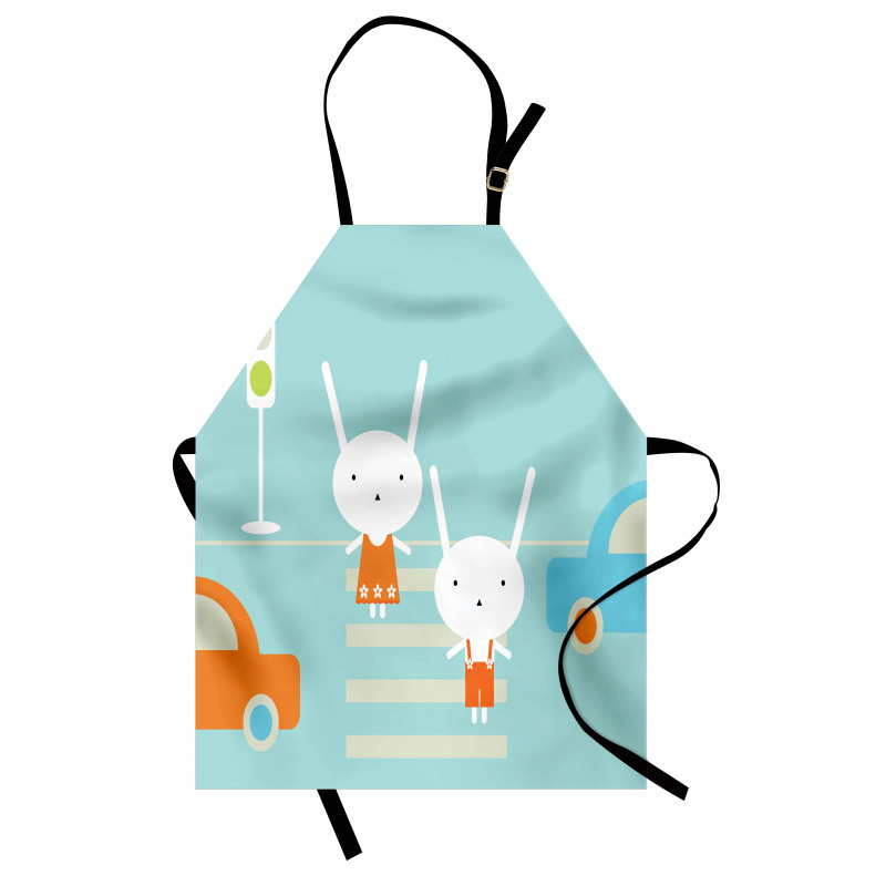 Traffic Rules Boy and Girl Apron