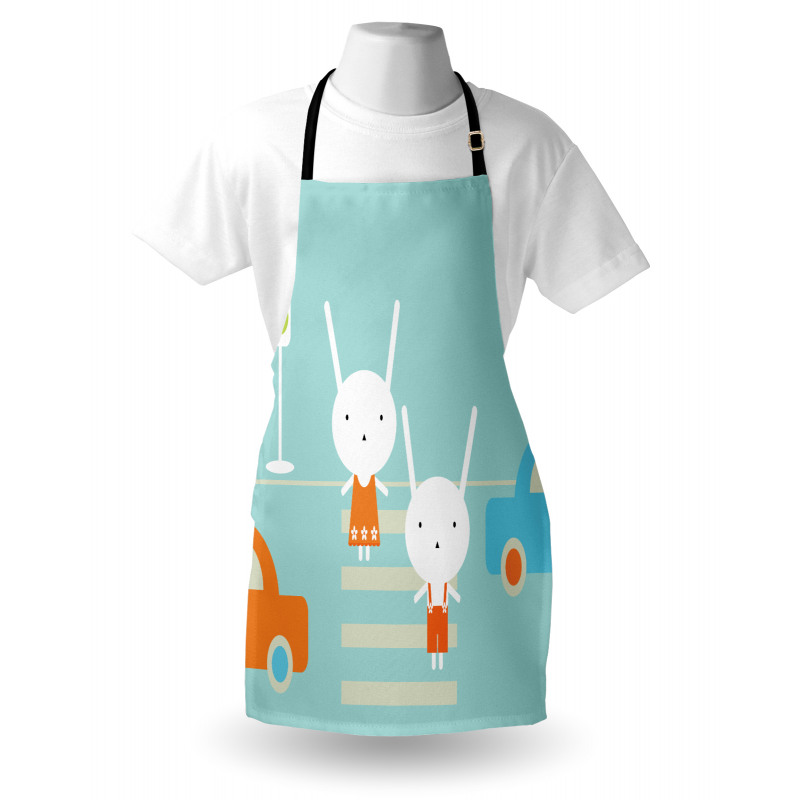 Traffic Rules Boy and Girl Apron