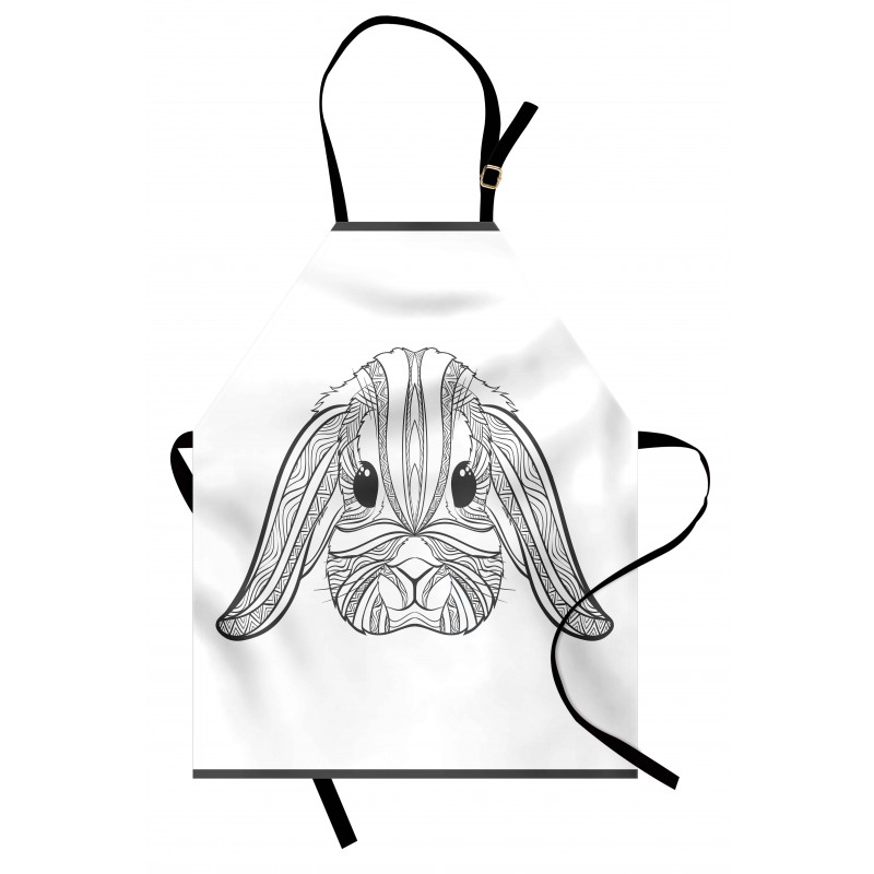 Boho Art Hare Apron