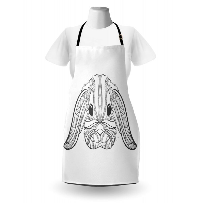 Boho Art Hare Apron