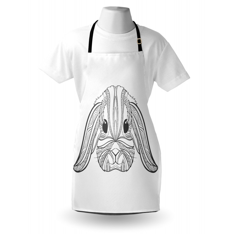 Boho Art Hare Apron