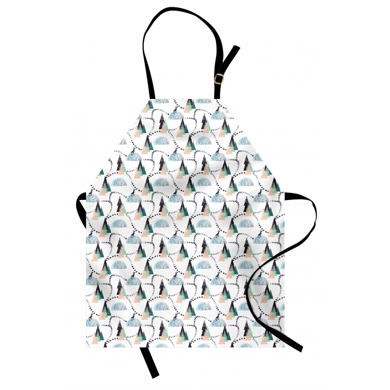 Winter Forest Christmas Snow Apron