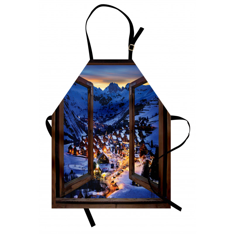 Winter Season Town Apron