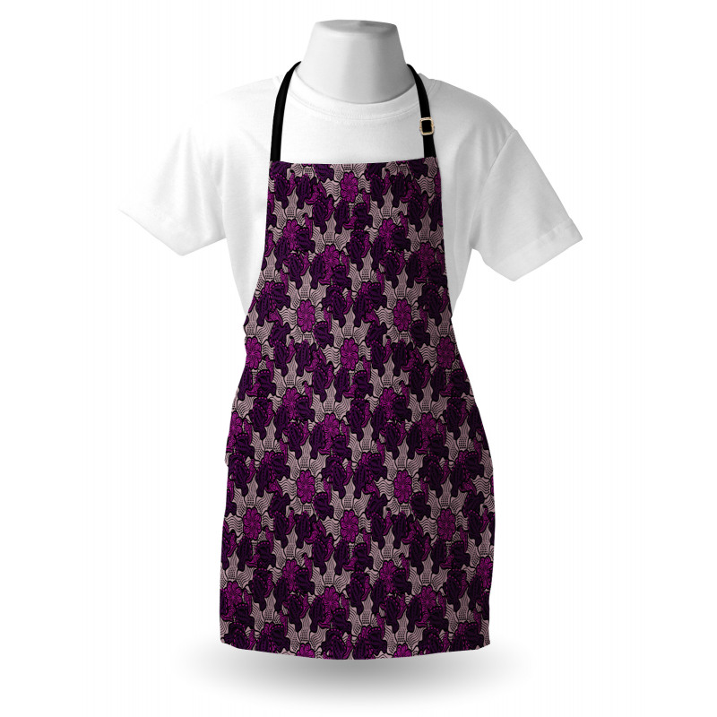 Foliage Leaves and Flowers Apron