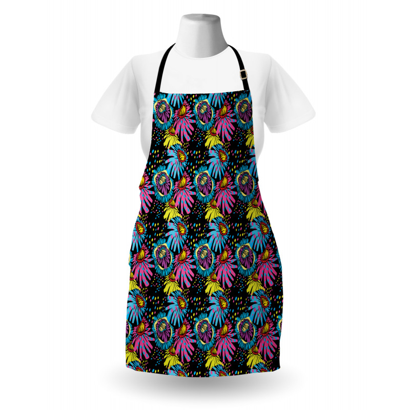 Sixties Colorful Cartoon Apron