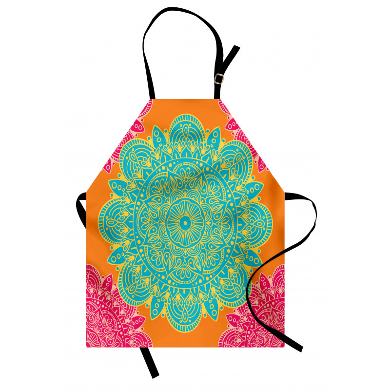 Blossoming Flower Pattern Apron