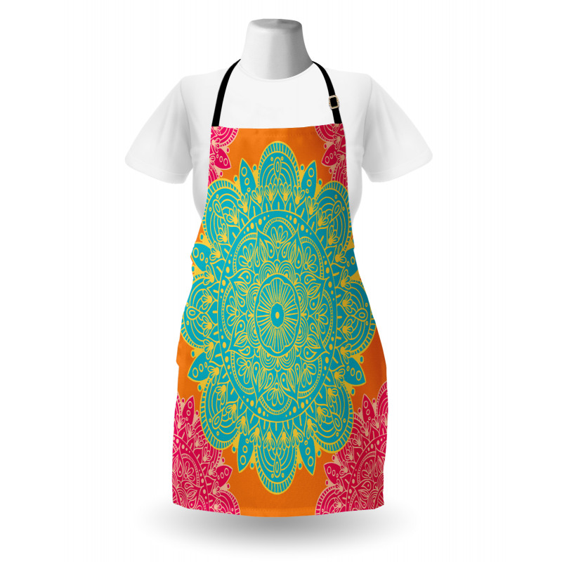 Blossoming Flower Pattern Apron
