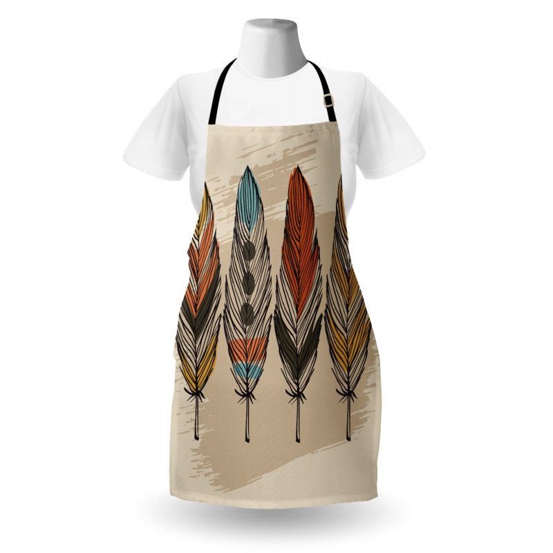 Hand Drawn Quills Native Apron