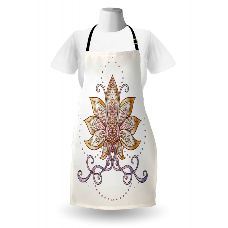 Flowers Motif Apron