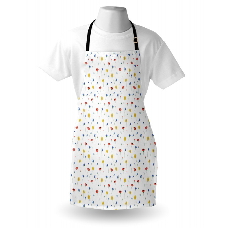 Ornate Illustration Garden Apron