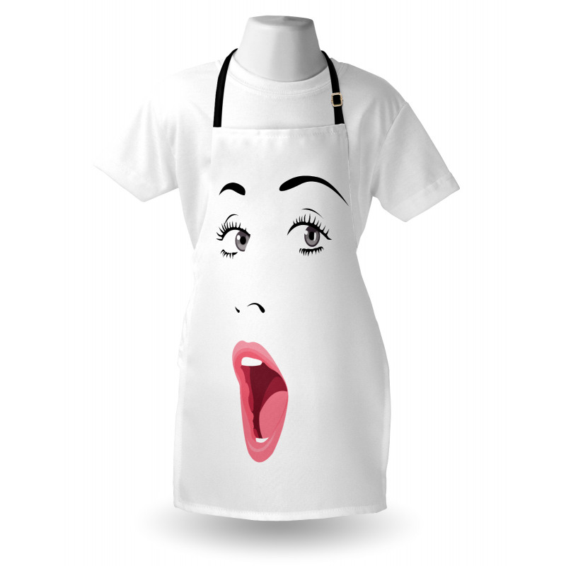 Surprised Facial Expression Apron