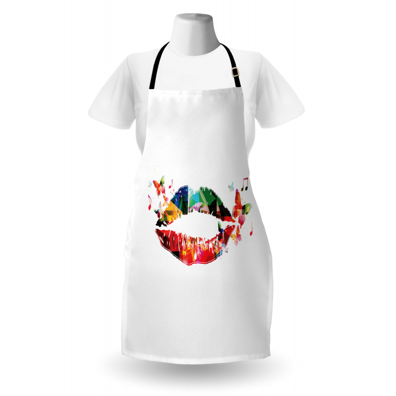 Butterfly and Music Note Apron