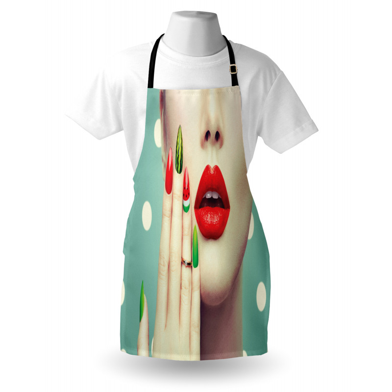 Watermelon Nail Art and Makeup Apron