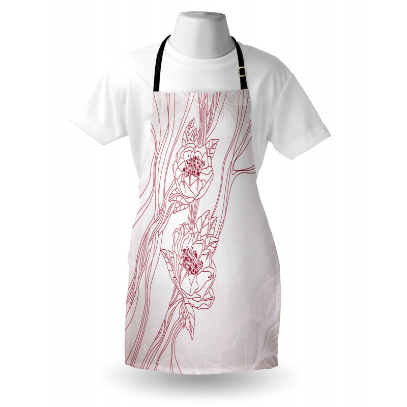 Wedding Theme Stripe Apron