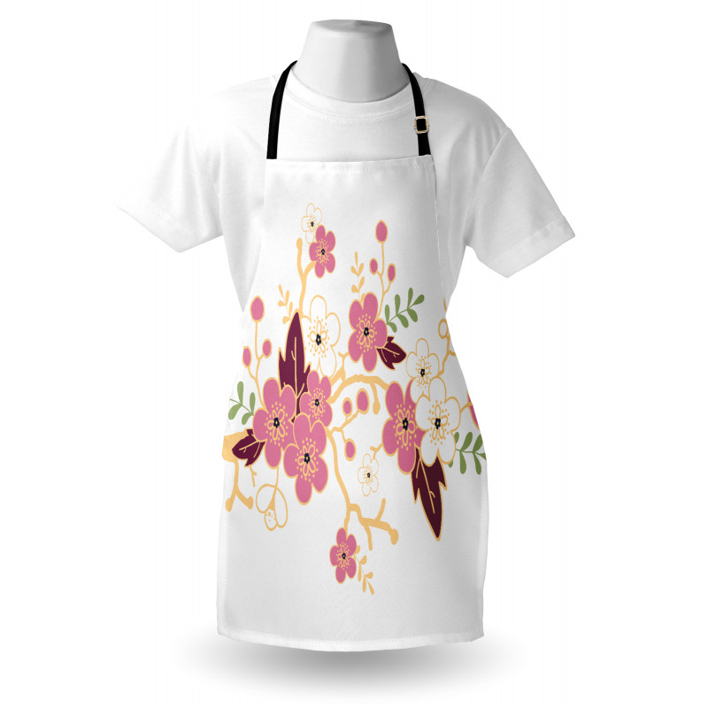 Japanese Garden Art Apron