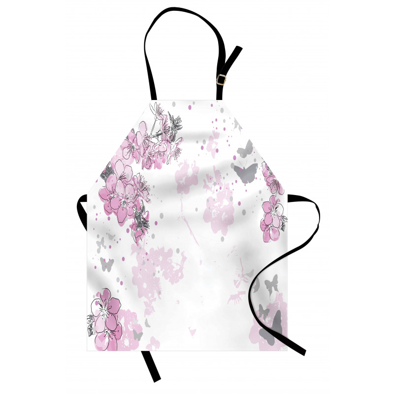 Spring Motif Outline Apron