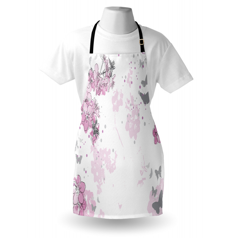 Spring Motif Outline Apron