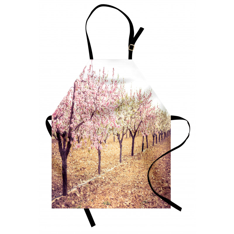 Pastel Idyllic Motif Apron