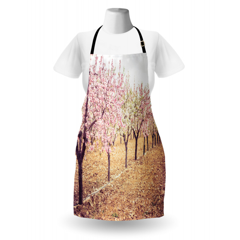 Pastel Idyllic Motif Apron