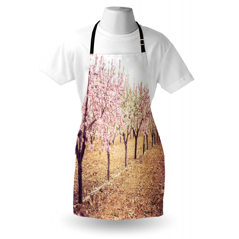 Pastel Idyllic Motif Apron