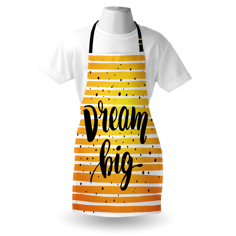 Horizontal Ombre Line Design Apron