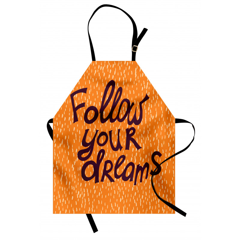 Warm Toned Motivation Design Apron