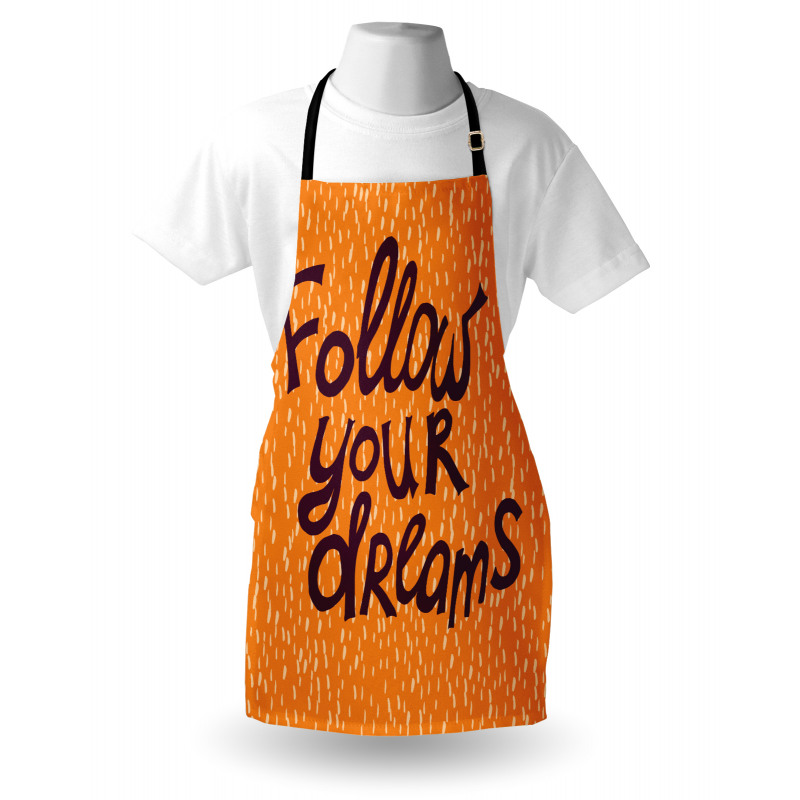 Warm Toned Motivation Design Apron