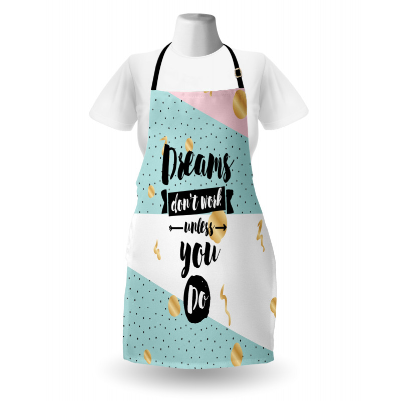 Words Abstract Hipster Retro Apron