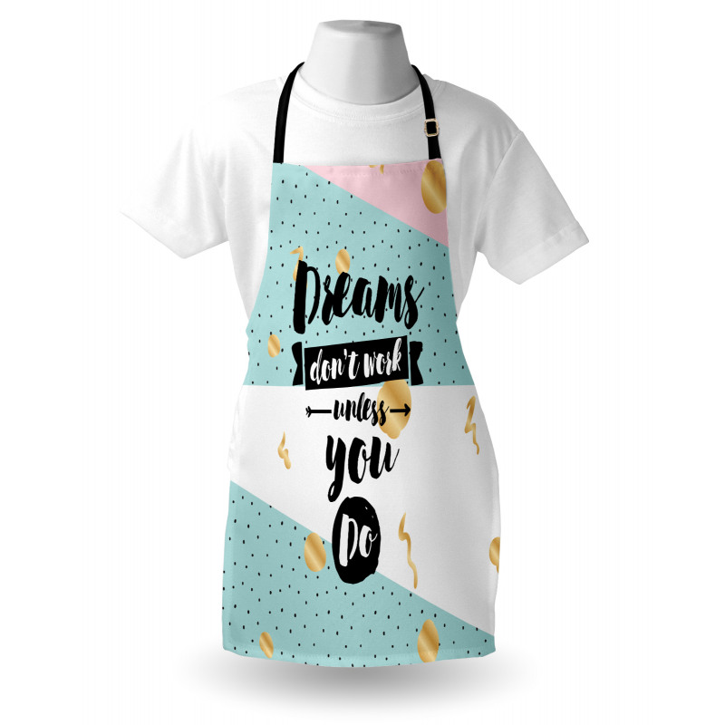 Words Abstract Hipster Retro Apron