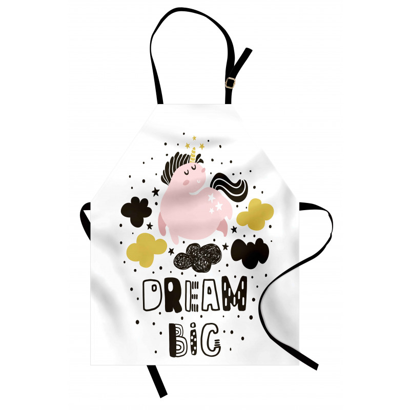 Unicorn in the Sky with Stars Apron