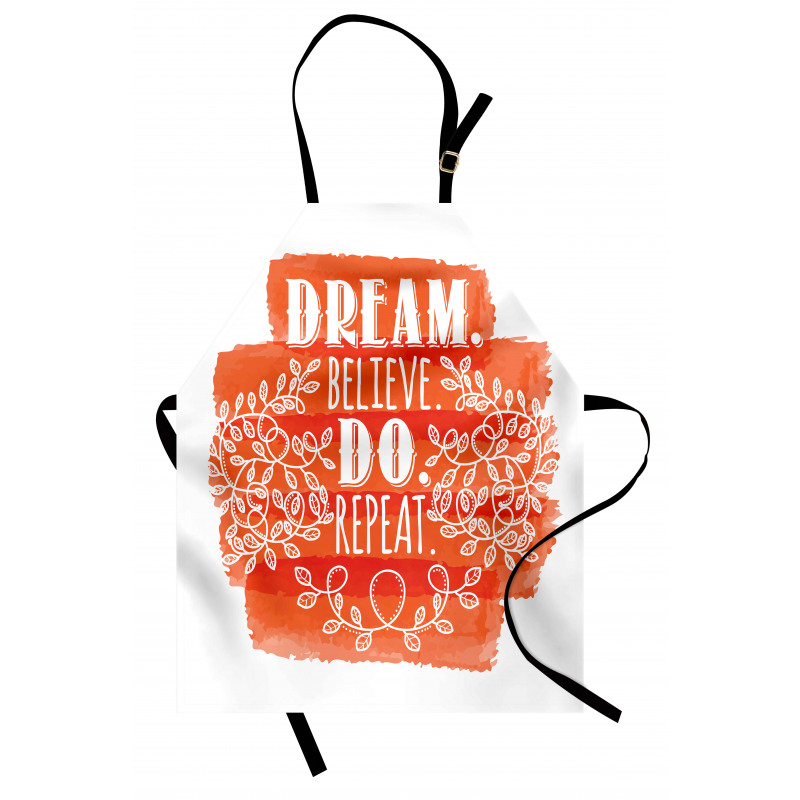 Dream Believe Do Repeat Leaf Apron