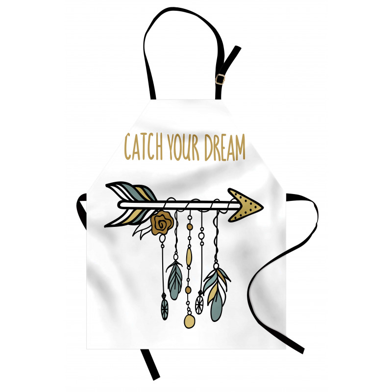 Tribal Arrow with Feathers Apron