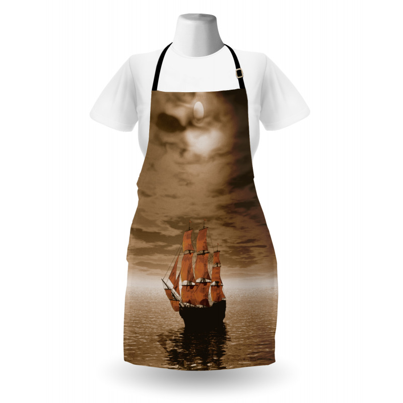 Lonely Ship Sailing Apron