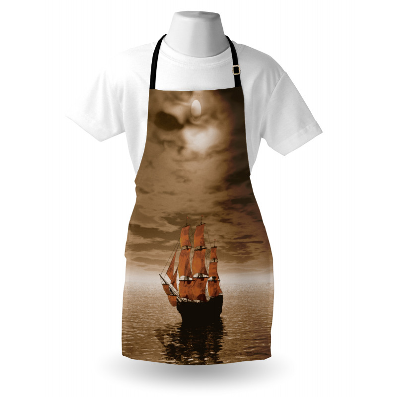 Lonely Ship Sailing Apron