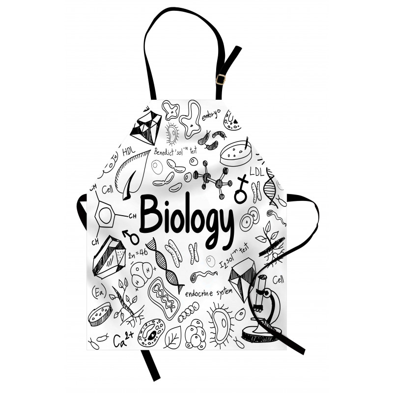 Hand-writing School Lab Apron