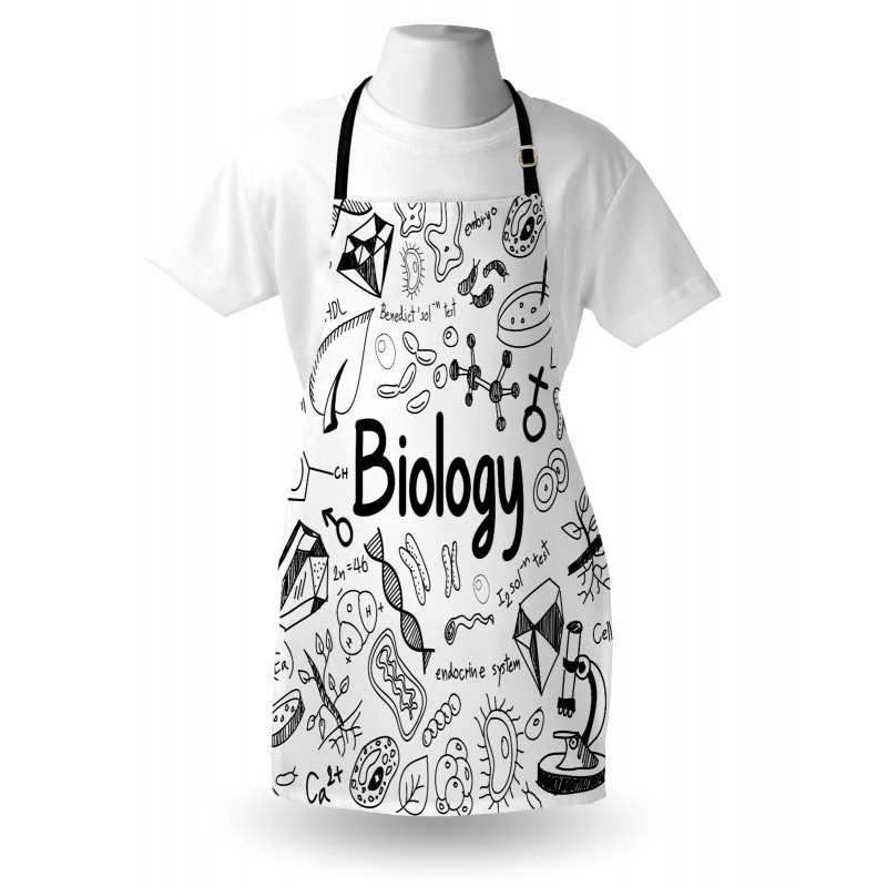 Hand-writing School Lab Apron