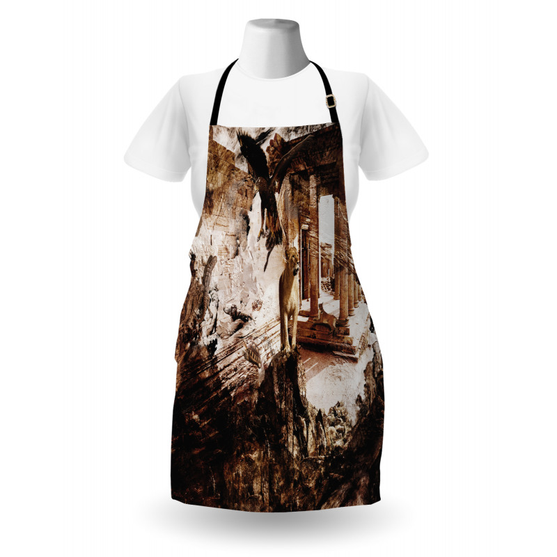 Lion and Hawk Apron