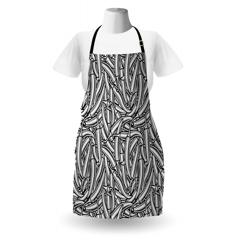 Abstract Modern Chili Peppers Apron