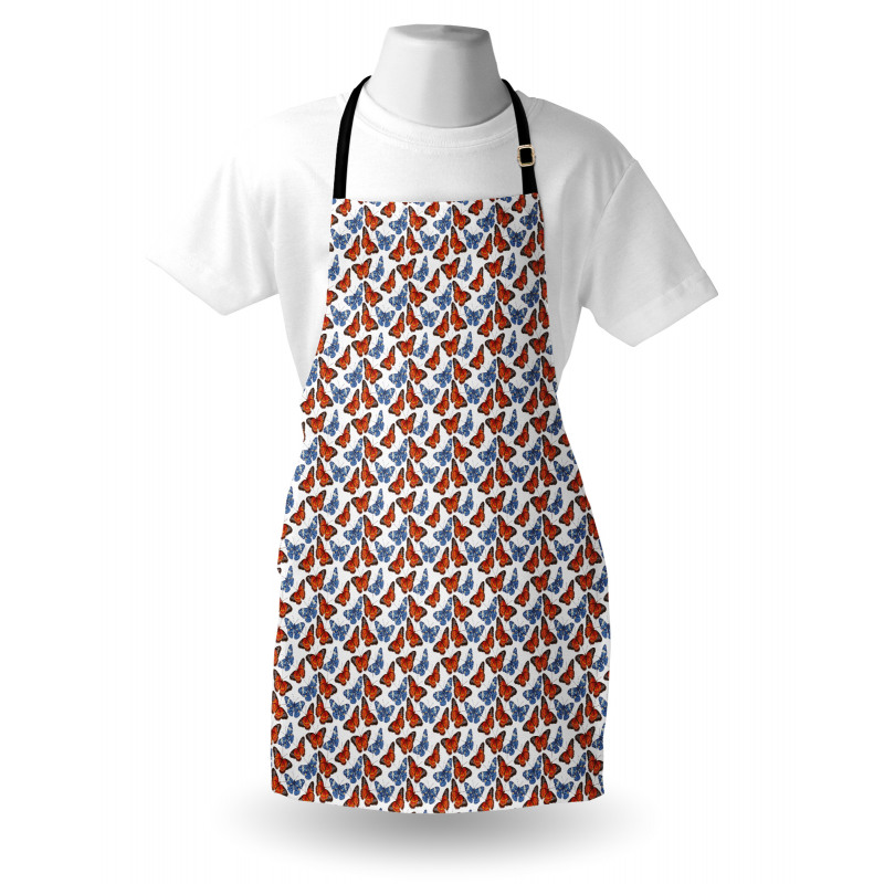 Detailed Winged Insect Apron