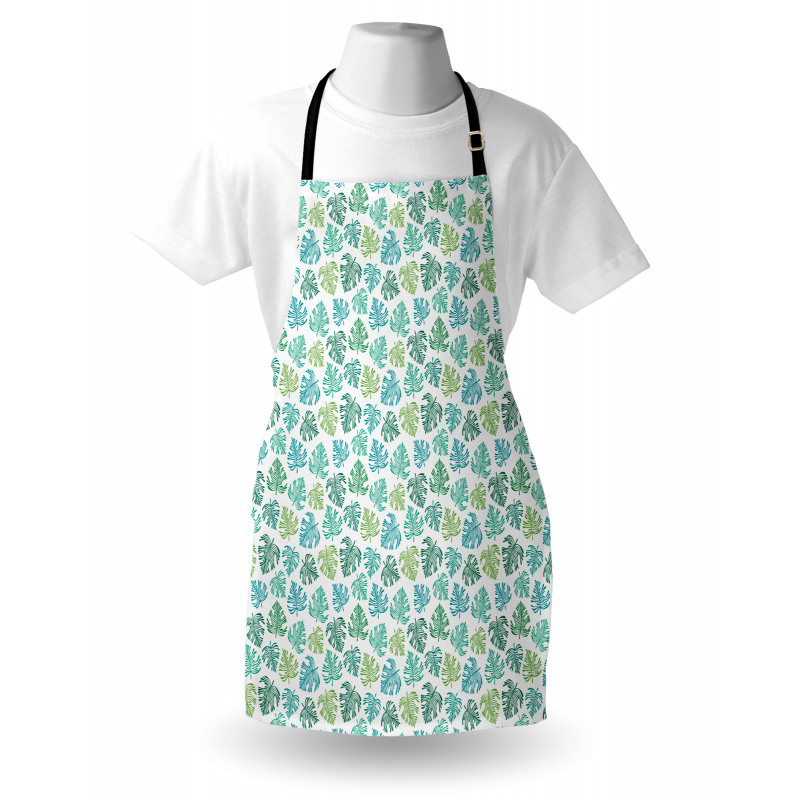 Exotic Theme Tropic Leaves Apron