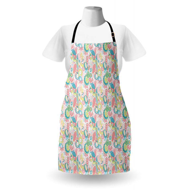 Abstract Colorful Happy Art Apron