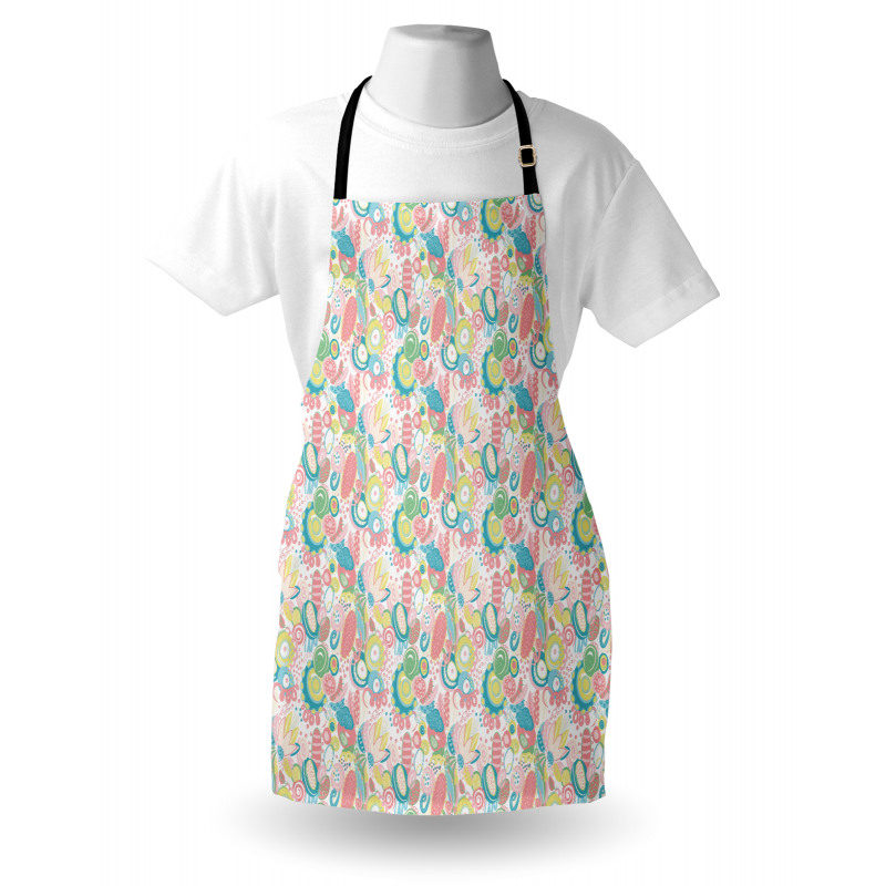 Abstract Colorful Happy Art Apron