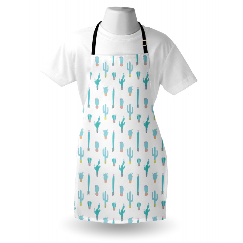 Cactus Life Turquoise Hues Apron