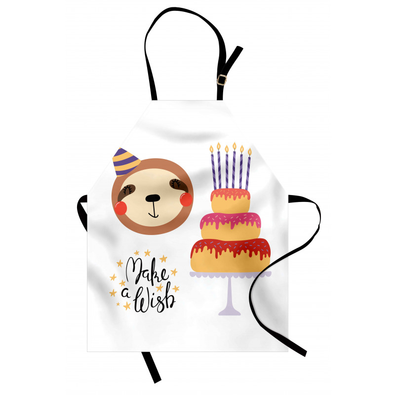 Birthday Cake Make a Wish Apron