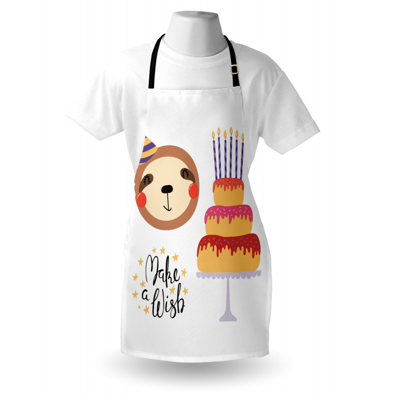 Birthday Cake Make a Wish Apron