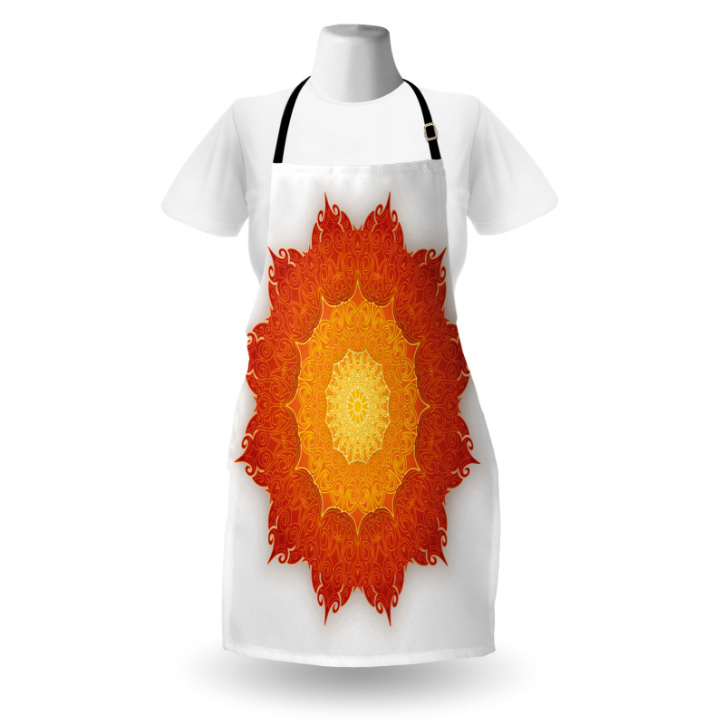Lace Shadowy Cosmic Ornate Apron