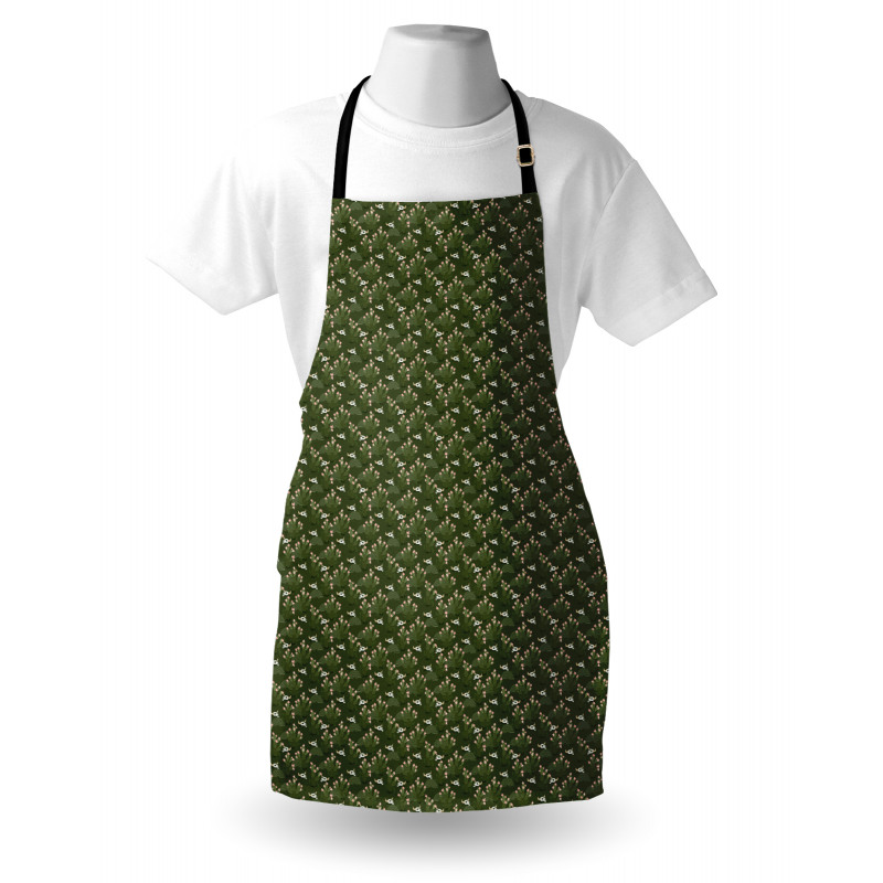 Cactus with Flower and Skull Apron